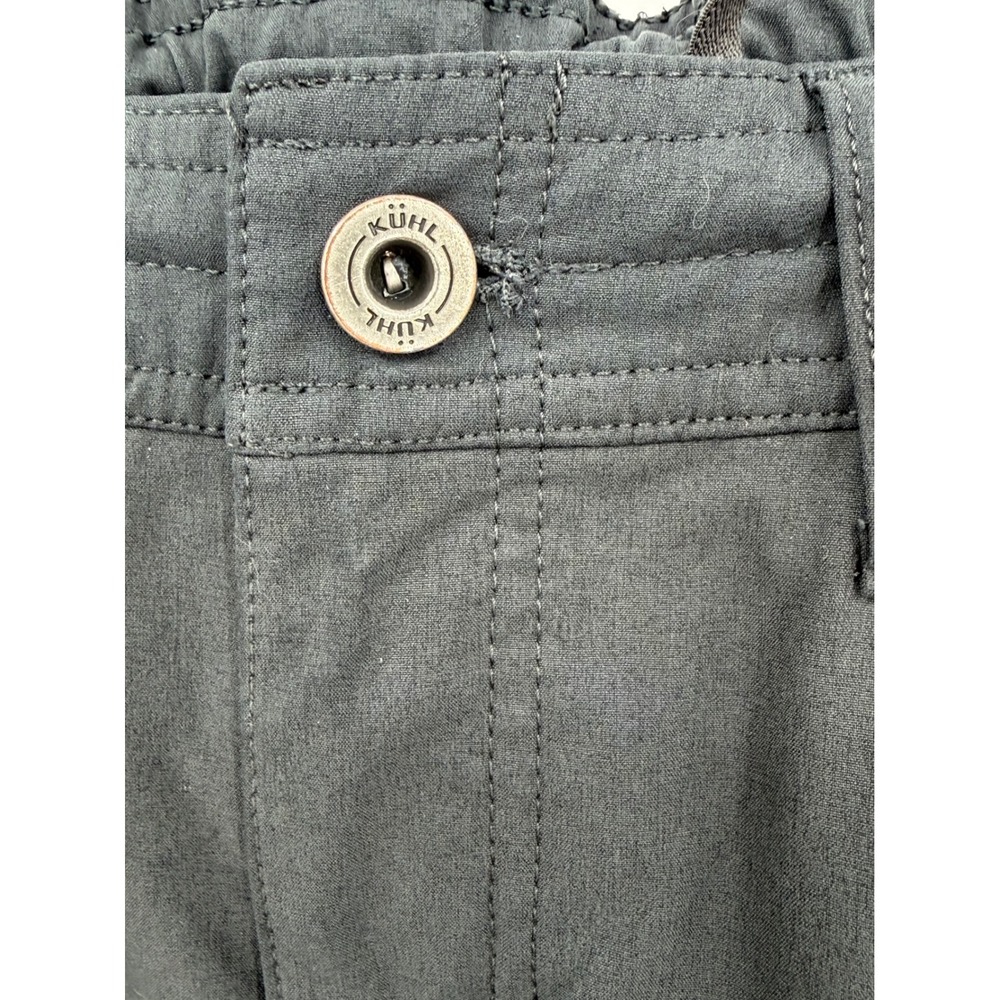 Kuhl Cargo Pants Women 8 Reg Gray Hiking Outdoor Straight Leg Stretch - Picture 9 of 14